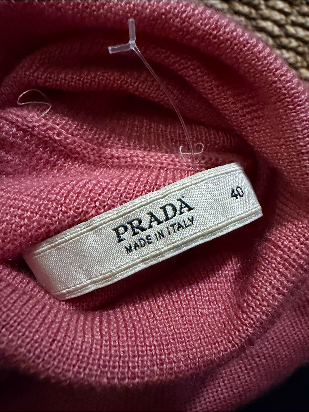 PRADA Cashmere Silk Turtleneck Sweater Pink - Picture 5 of 5